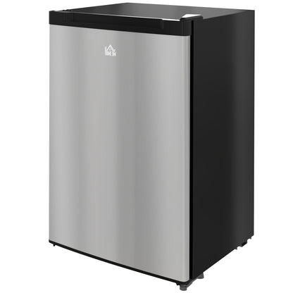 Upright Freezer, 3 Cu Ft Small Freezer with Reversible Single Door, Adjustable Thermostat for Home, Apartment, Silver
