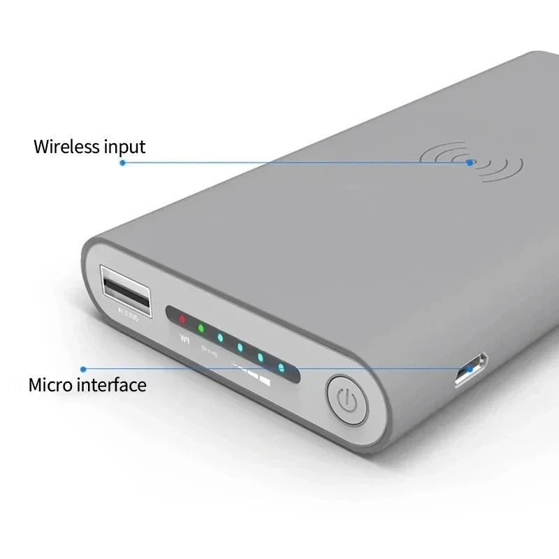 Lenovo 200000mah Power Bank Two-way Wireless Fast Charging Power bank Portable Charger Type-c External Battery For Iphone