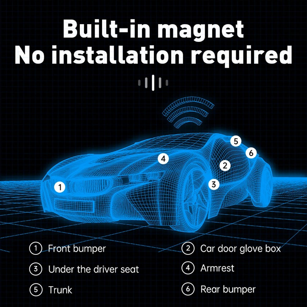 10 Pcs Location Tracker Magnetic Anti-Lost Device Mini Tracking Device Pet Vehicle Lost Tracker Pet Kids Bag Wallet Tracking