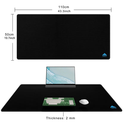 Cacoy 31.5 x 20 Inch RGB Gaming Mouse Pad, Large Mousepad with Led Light, RGB Keyboard Pad Gaming Accessories for Desk, Non-Slip Rubber Base Big Mouse Mat for Gamer, Extended Computer Desk Pad, Black