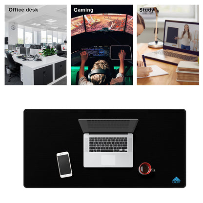 Cacoy 31.5 x 20 Inch RGB Gaming Mouse Pad, Large Mousepad with Led Light, RGB Keyboard Pad Gaming Accessories for Desk, Non-Slip Rubber Base Big Mouse Mat for Gamer, Extended Computer Desk Pad, Black