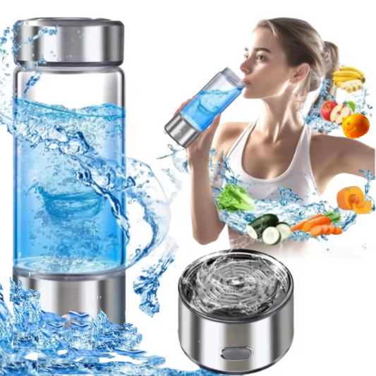 Suitable PEM 1600PPB USB Stainless Steel Glass Portable Economically Digital Hydrogen Rich Water Bottle