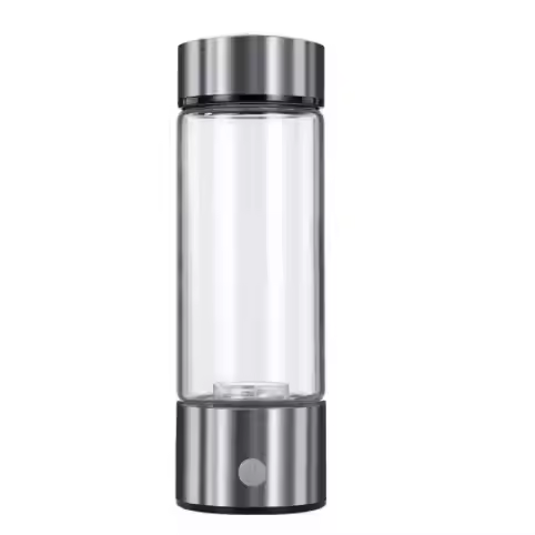Suitable PEM 1600PPB USB Stainless Steel Glass Portable Economically Digital Hydrogen Rich Water Bottle