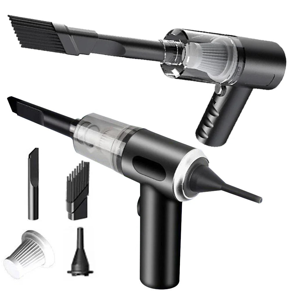 1Set Compressed Air Duster Brushless Motor 250000RPM Stepless Variable Speed 1WmAh Battery Cordless Dust Blower Vacuum Cleaner Portable Jet Dry Blower For PC Keyboard Car Home