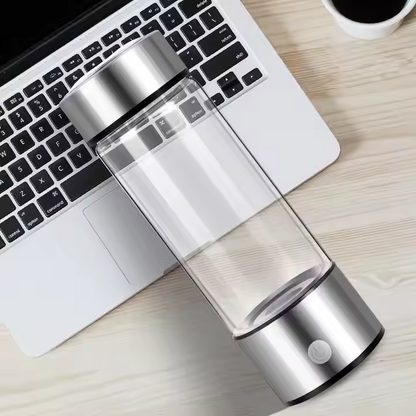 Suitable PEM 1600PPB USB Stainless Steel Glass Portable Economically Digital Hydrogen Rich Water Bottle
