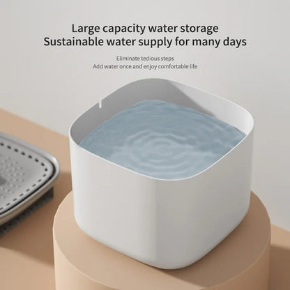 USB Powered 2.5L Automatic Circulating Pet Water Fountain 2500ML Healthy Running Water Drinking Bowl For Indoor Cats
