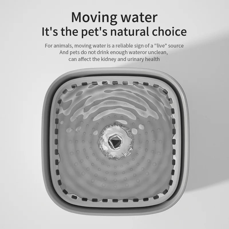 USB Powered 2.5L Automatic Circulating Pet Water Fountain 2500ML Healthy Running Water Drinking Bowl For Indoor Cats